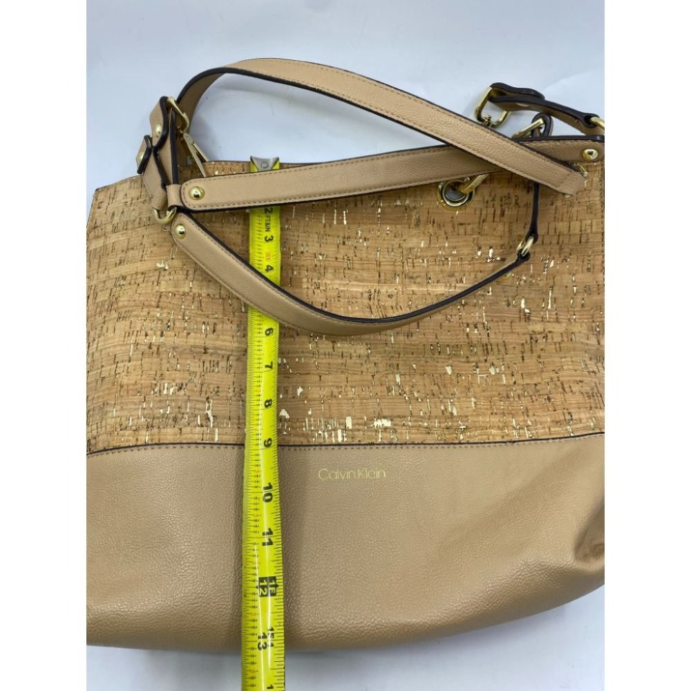 Calvin Klein Tan Large Tote Bag Crossbody Strap - Picture 5 of 12